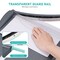 Paper Slicer with Safety Guard and Blade Lock, 12" Cut Length Guillotine Paper Cutter with 16 Sheet Capacity, Paper Cutters and Trimmers for Cardstock Cardboard (Gray)